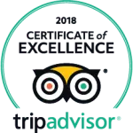 Tripadvisor Certificate of Excellence 2018